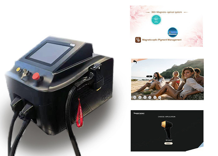 가지고 다닐 수 있는 모발 제거 레이저 미 기계 500W 800W 1200W 755 808 1064nm 다이오드